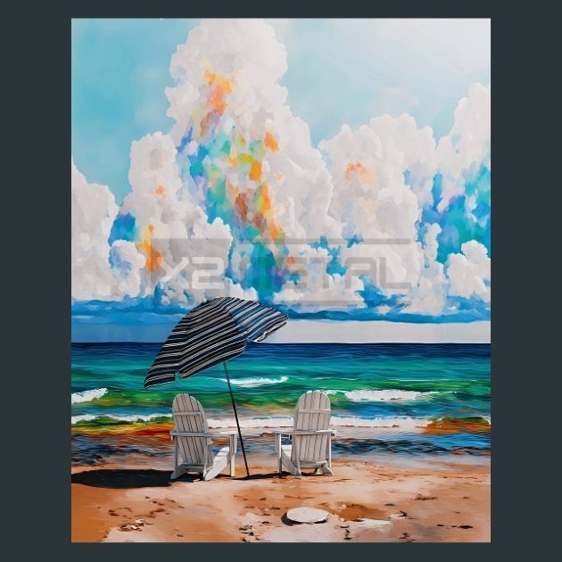 Beach-Scene-9-Metal-Prints