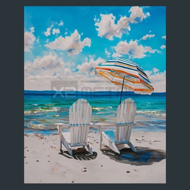 Beach-scene-2-Metal-Prints