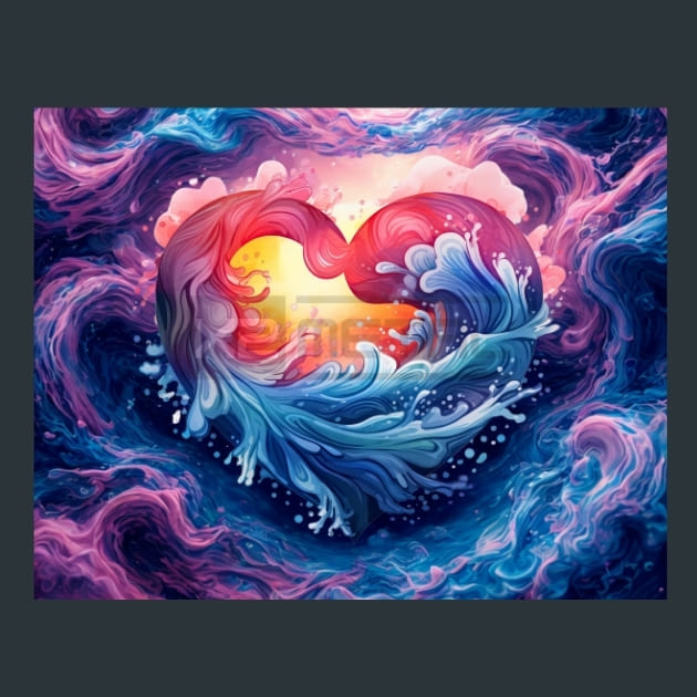 Beach_Heart_13_metal_prints_posters_mouse_pads