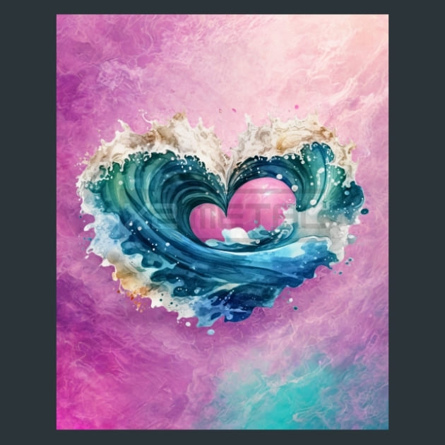 Beach_Heart_18_metal_prints_posters_mouse_pads