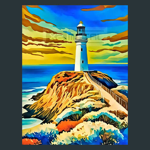 Beauty Cape Otway Metal Wall Art and Desktop Mouse Pad by X2Metal
