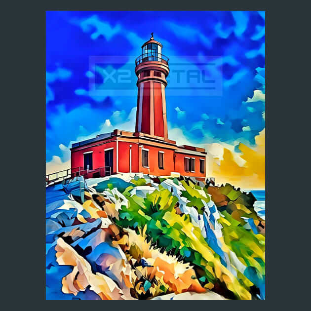 Beauty Punta Carena Metal Wall Art and Desktop Mouse Pad by X2Metal