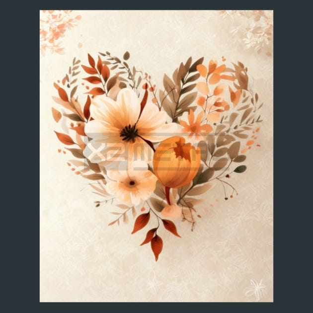 Beige Bloom Fashion 3 Metal Wall Art and Desktop Mouse Pad by X2Metal