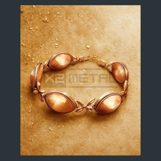 Beige Bloom Fashion 6 Metal Wall Art and Desktop Mouse Pad by X2Metal