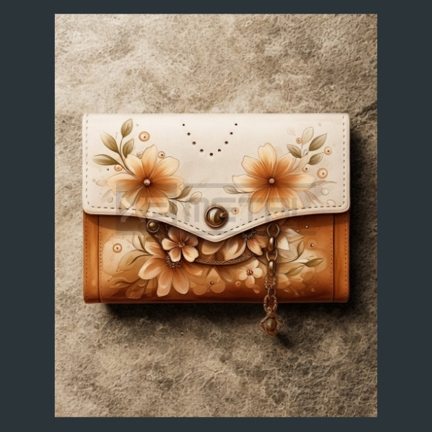 Beige Bloom Fashion 9 Metal Wall Art and Desktop Mouse Pad by X2Metal