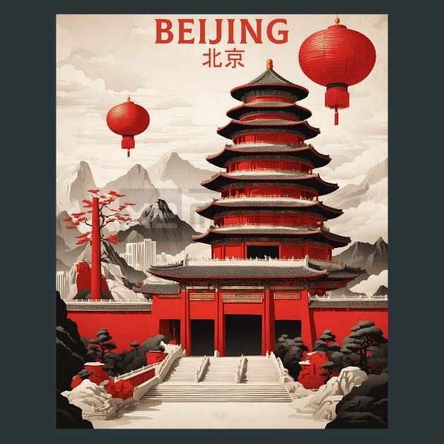 Beijing China Metal Wall Art and Desktop Mouse Pad by X2Metal