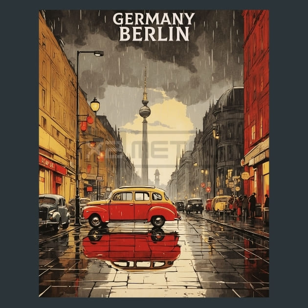 Berlin Germany Metal Prints Posters and Mouse Pads