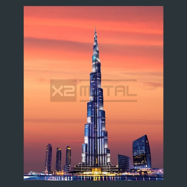 Beyond the Marble Metal Wall Art and Desktop Mouse Pad by X2Metal