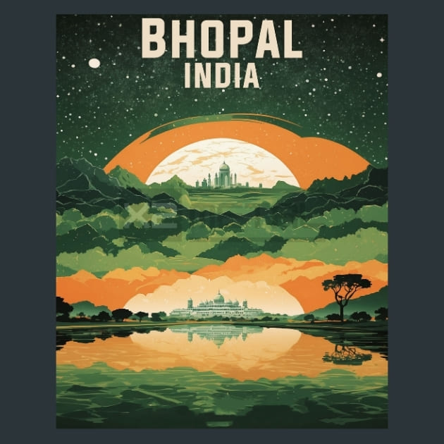 Bhopal India Metal Prints Posters and Mouse Pads