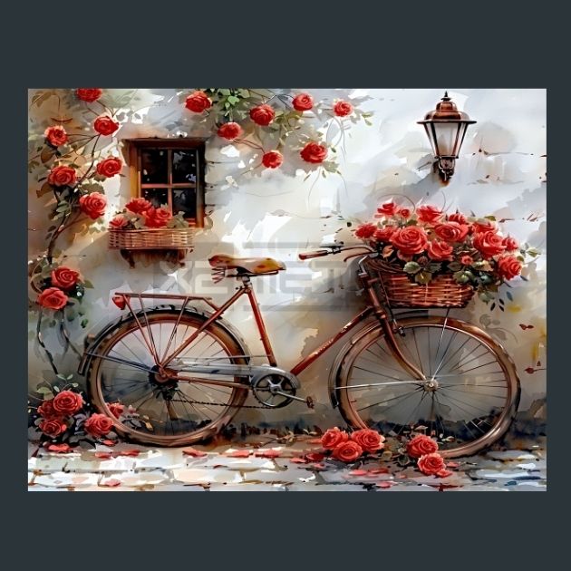 Bicycle-in-Tuscany-5-Metal-Prints