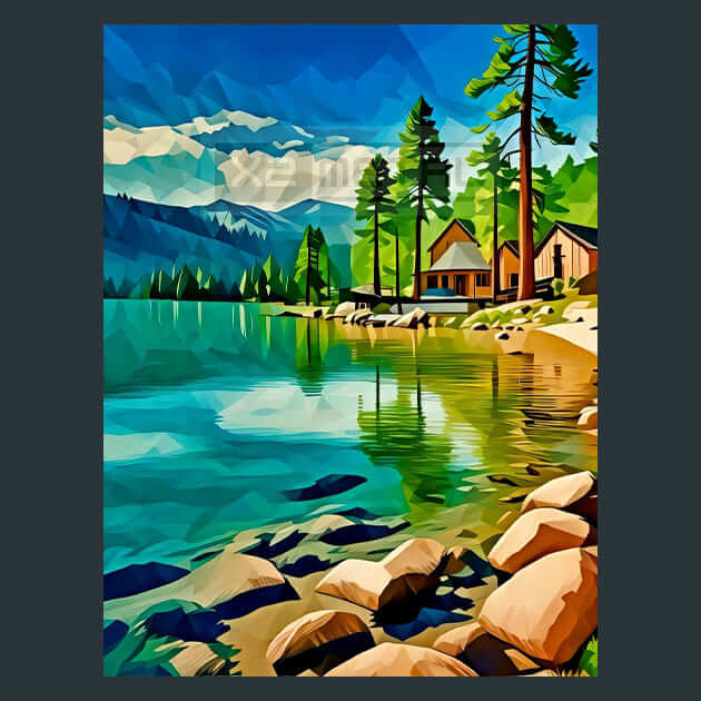 Big Bear Majesty Metal Wall Art and Desktop Mouse Pad by X2Metal