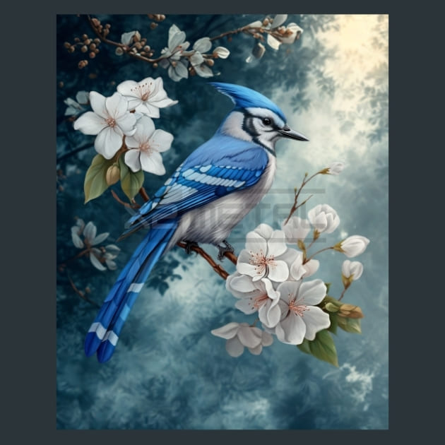 Bird and Orchid 24 Metal Wall Art and Desktop Mouse Pad by X2Metal