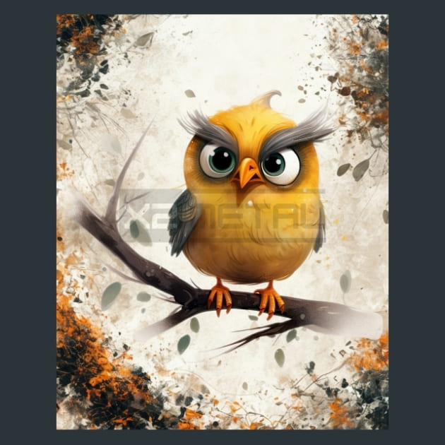 Birds on a Branch 2 Metal Wall Art and Desktop Mouse Pad by X2Metal