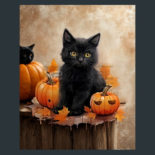 Black Cat 8 Metal Wall Art and Desktop Mouse Pad by X2Metal