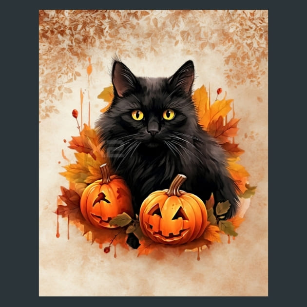 Black Cat 10 Metal Wall Art and Desktop Mouse Pad by X2Metal