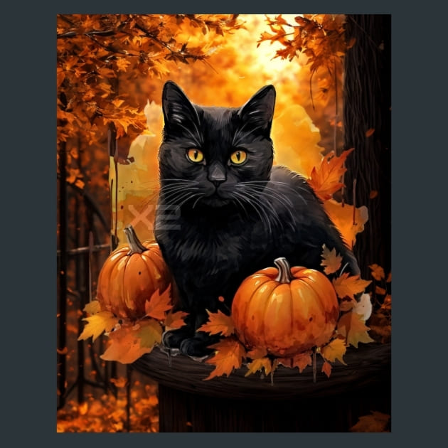 Black Cat 17 Metal Wall Art and Desktop Mouse Pad by X2Metal