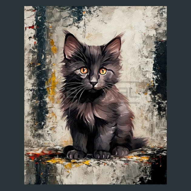 Black-Cat-2-metal-prints-posters-mouse-pads