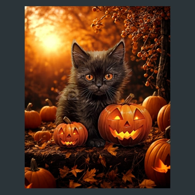 Black Cat 20 Metal Wall Art and Desktop Mouse Pad by X2Metal