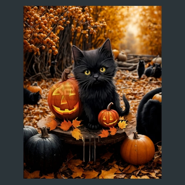 Black Cat 32 Metal Wall Art and Desktop Mouse Pad by X2Metal