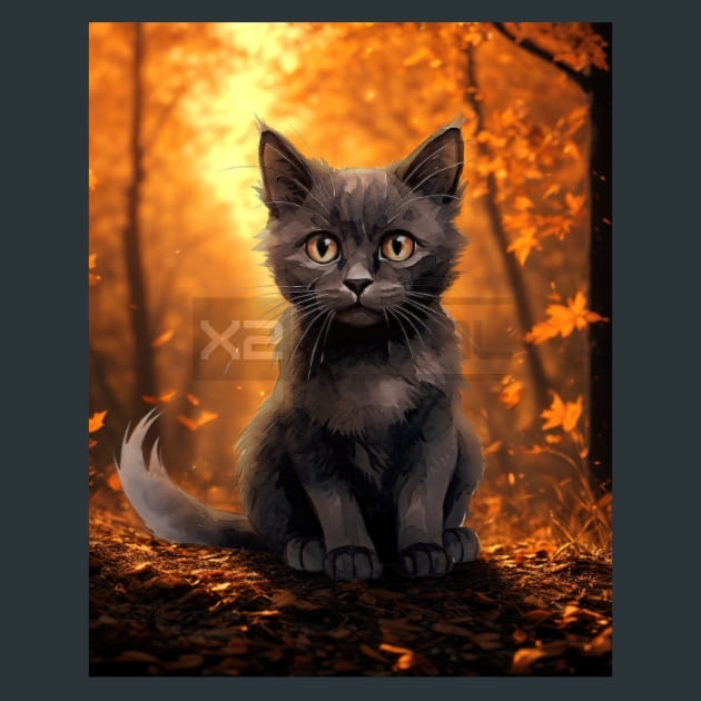 Black Cat 39 Metal Wall Art and Desktop Mouse Pad by X2Metal