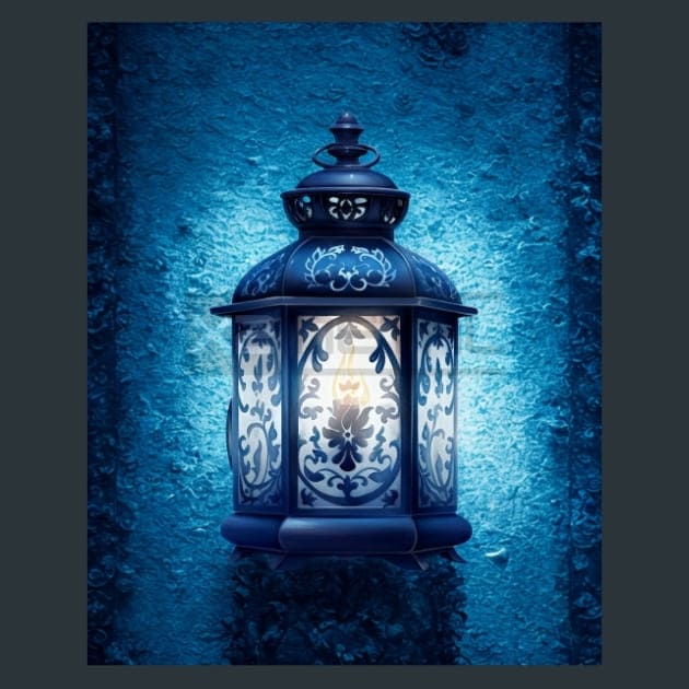 Blue Christmas 1 – Metal Print &amp; Mouse Pad | ChromaLuxe | Made in Iowa USA