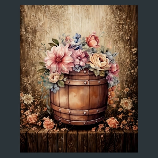 Boho Western 2 Metal Wall Art and Desktop Mouse Pad by X2Metal