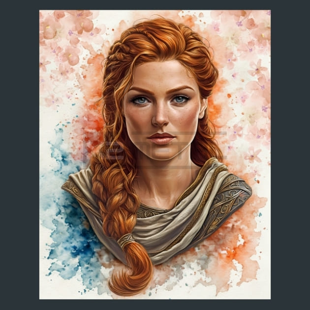 Boudica-Queen-of-the-Iceni-tribe-metal-prints-posters-mouse-pads