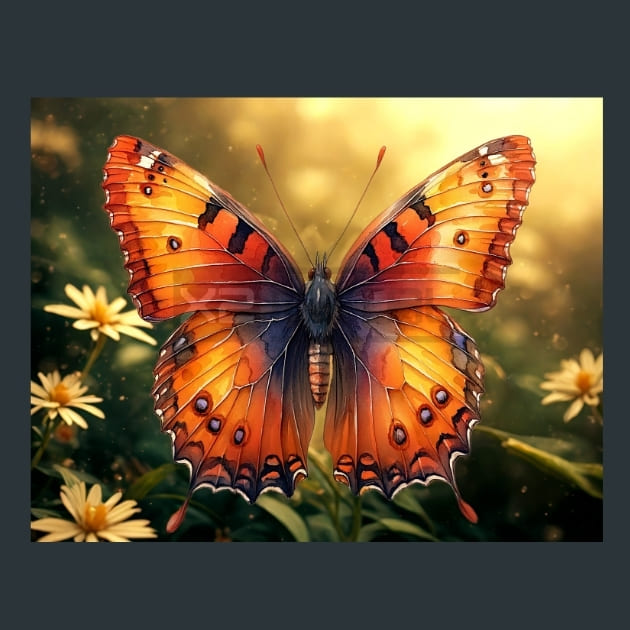 Butterfly Wings 11 Metal Wall Art and Desktop Mouse Pad by X2Metal