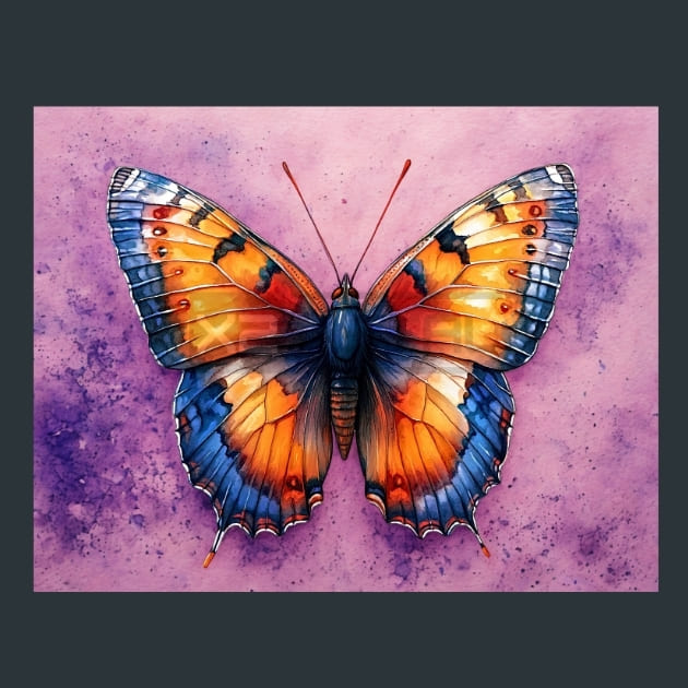Butterfly Wings 3 Metal Wall Art and Desktop Mouse Pad by X2Metal