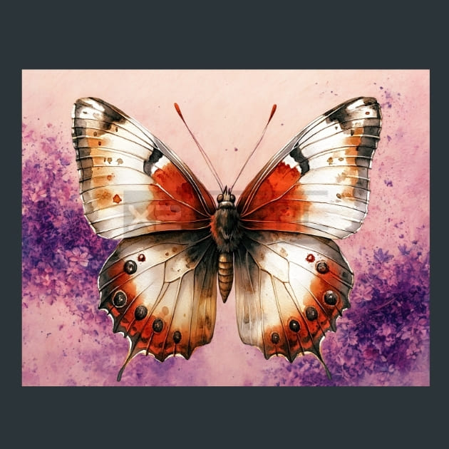 Butterfly Wings 4 Metal Wall Art and Desktop Mouse Pad by X2Metal