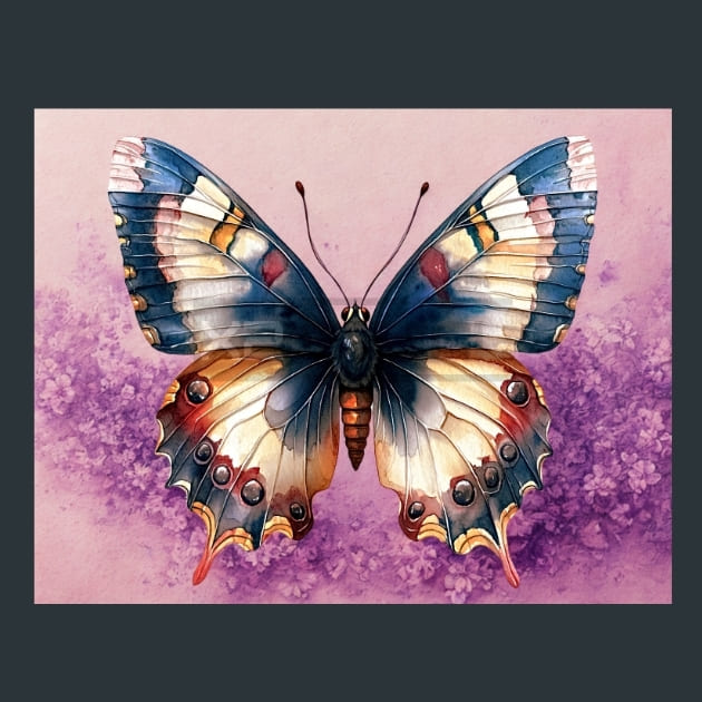 Butterfly Wings 7 Metal Wall Art and Desktop Mouse Pad by X2Metal