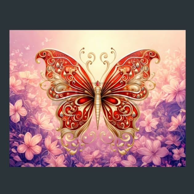 Butterfly 105 – Metal Print &amp; Mouse Pad | ChromaLuxe | Made in Iowa USA