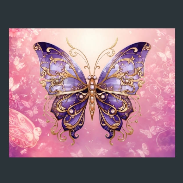 Butterfly 108 – Metal Print &amp; Mouse Pad | ChromaLuxe | Made in Iowa USA