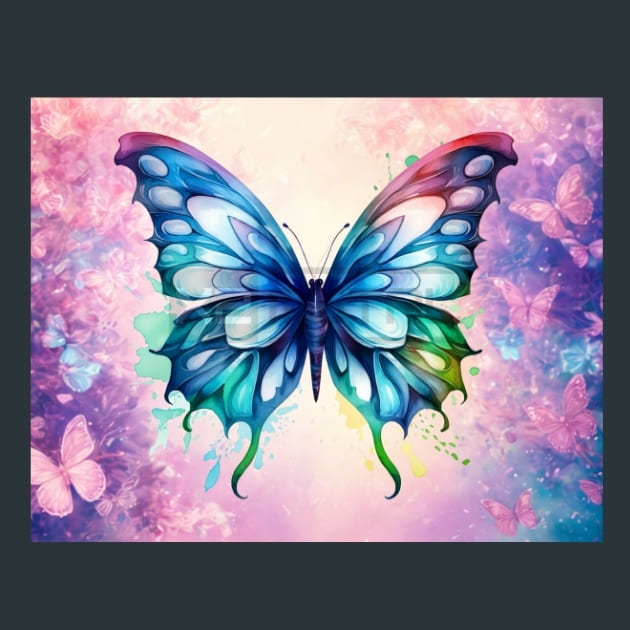 Butterfly 118 – Metal Print &amp; Mouse Pad | ChromaLuxe | Made in Iowa USA