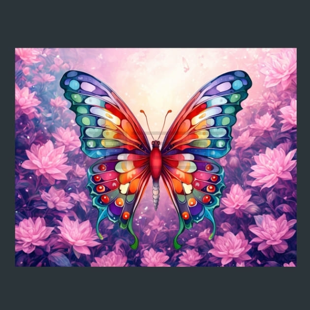 Butterfly 119 Metal Wall Art and Desktop Mouse Pad by X2Metal