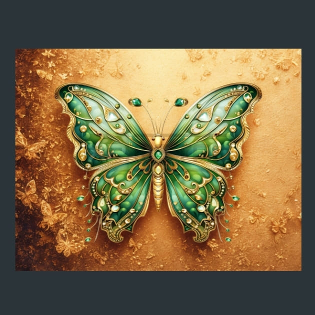 Butterfly 11 Metal Wall Art and Desktop Mouse Pad by X2Metal