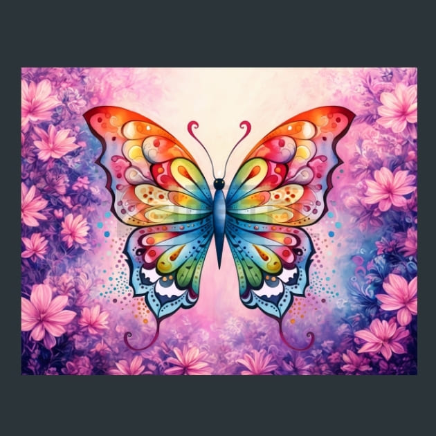 Butterfly 120 Metal Wall Art and Desktop Mouse Pad by X2Metal
