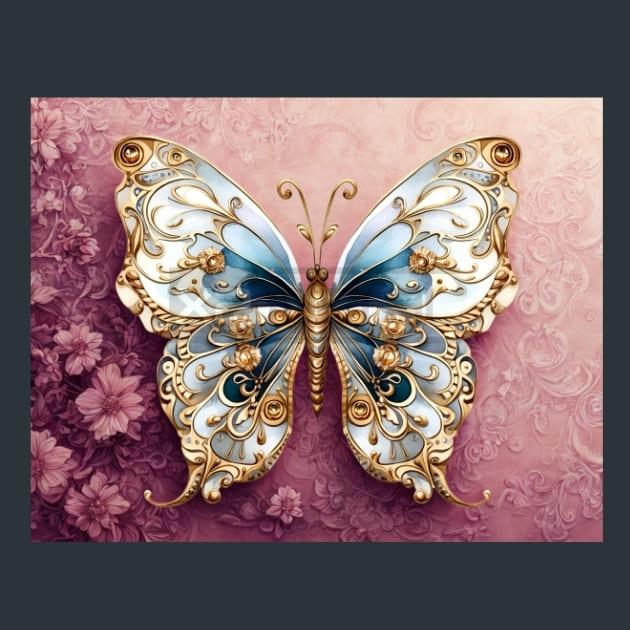 Butterfly 122 – Metal Print &amp; Mouse Pad | ChromaLuxe | Made in Iowa USA