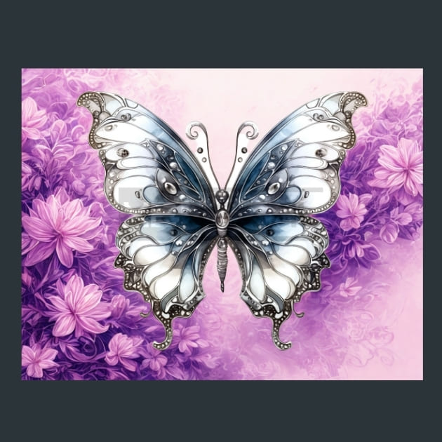 Butterfly 126 – Metal Print &amp; Mouse Pad | ChromaLuxe | Made in Iowa USA