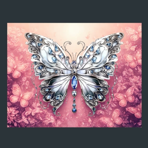 Butterfly 127 – Metal Print &amp; Mouse Pad | ChromaLuxe | Made in Iowa USA
