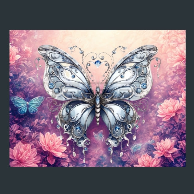 Butterfly 129 – Metal Print &amp; Mouse Pad | ChromaLuxe | Made in Iowa USA
