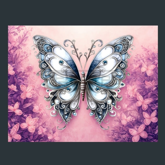 Butterfly 130 – Metal Print &amp; Mouse Pad | ChromaLuxe | Made in Iowa USA