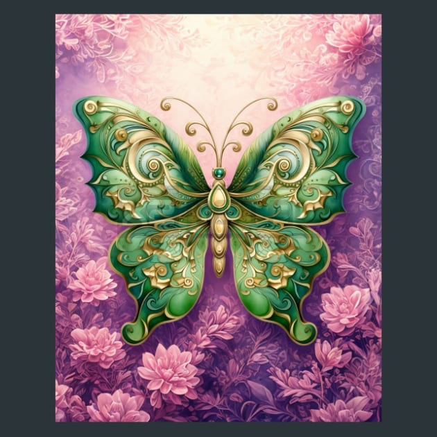 Butterfly 16 – Metal Print &amp; Mouse Pad | ChromaLuxe | Made in Iowa USA