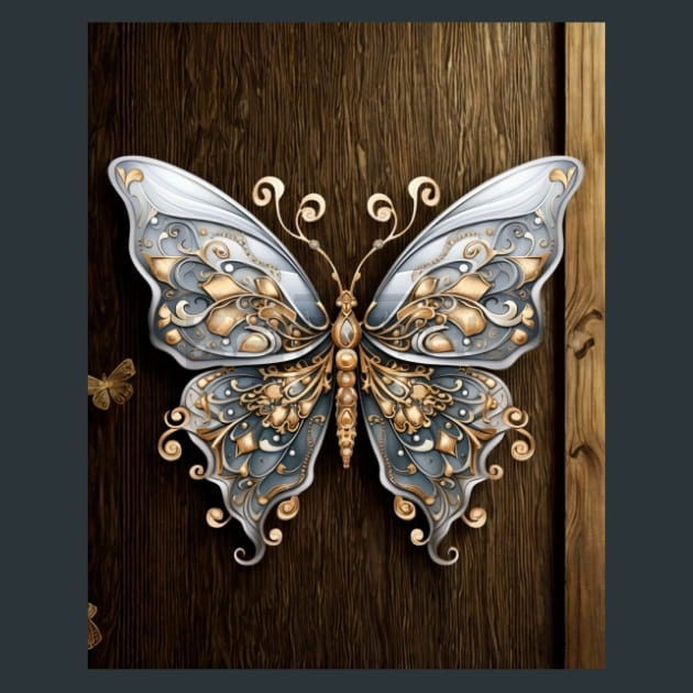 Butterfly 22 – Metal Print &amp; Mouse Pad | ChromaLuxe | Made in Iowa USA