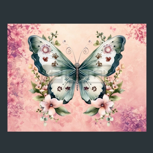 Butterfly 33 – Metal Print &amp; Mouse Pad | ChromaLuxe | Made in Iowa USA