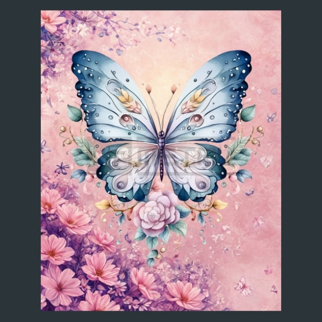 Butterfly 34 – Metal Print &amp; Mouse Pad | ChromaLuxe | Made in Iowa USA