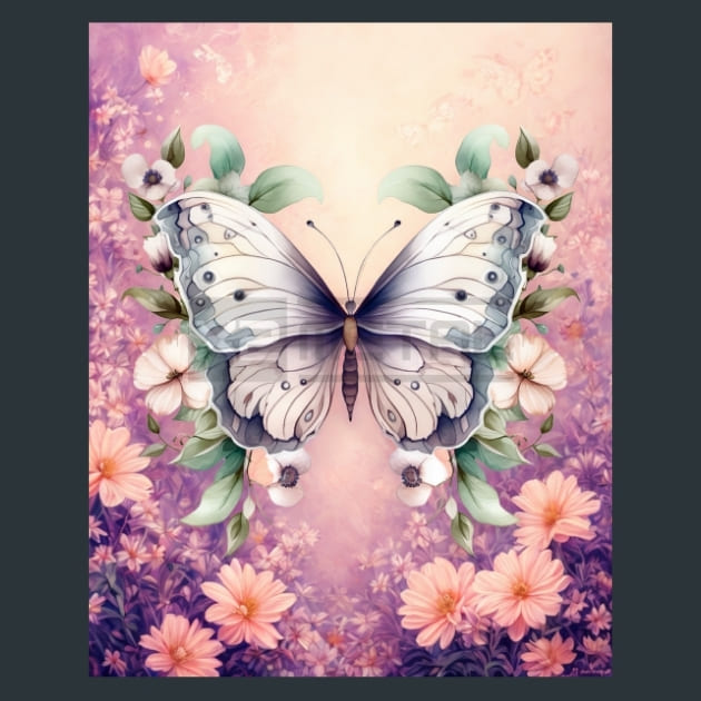 Butterfly 36 – Metal Print &amp; Mouse Pad | ChromaLuxe | Made in Iowa USA