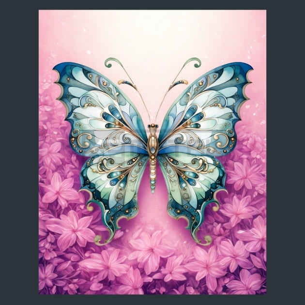 Butterfly 42 – Metal Print &amp; Mouse Pad | ChromaLuxe | Made in Iowa USA