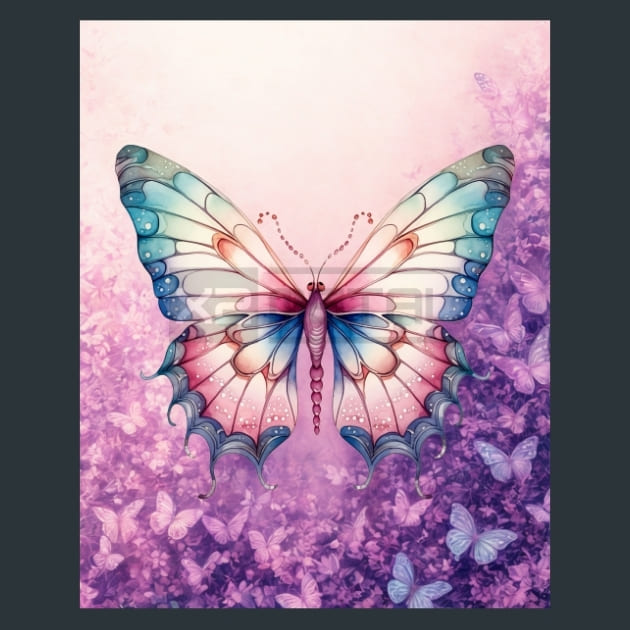 Butterfly 48 – Metal Print &amp; Mouse Pad | ChromaLuxe | Made in Iowa USA