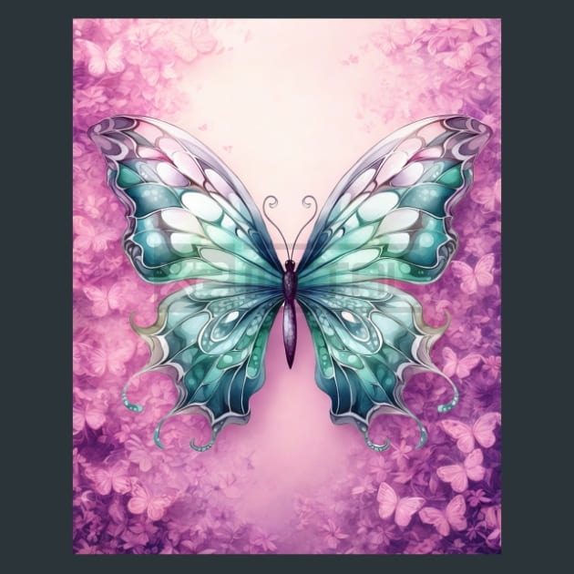Butterfly 50 – Metal Print &amp; Mouse Pad | ChromaLuxe | Made in Iowa USA